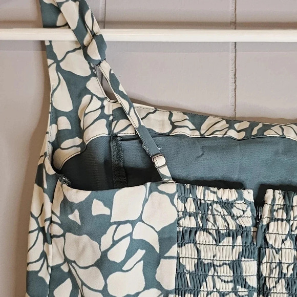 Abercrombie & Fitch Square Neck Green Mini Dress, XS - Picture 8 of 10